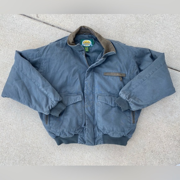 Cabela's Other - Cabela's Outdoor Gear Cotton Blend Bomber Work Jacket Gray Men’s XL